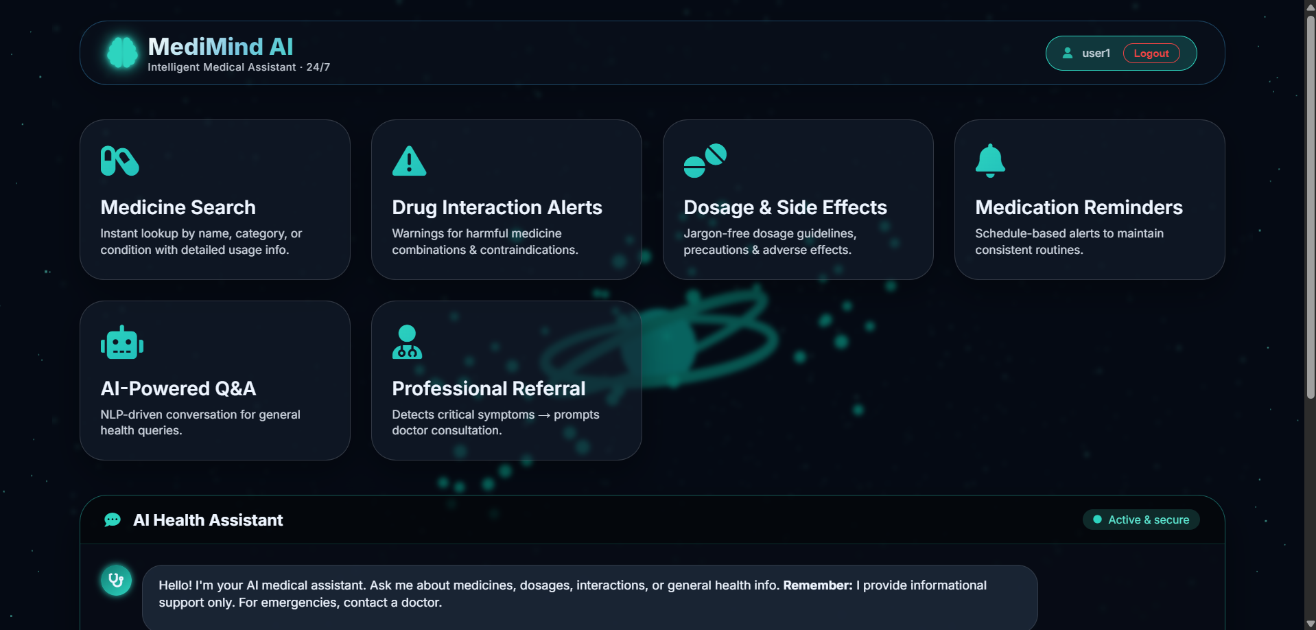 MediMind Screenshot